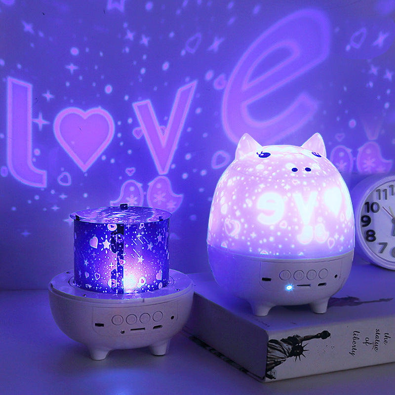 Cartoon Pig Remote Control for Kids Bedroom Sleeping Light Bedroom Bedside Table Lamp Projector Night Light
